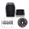 МАСТУРБАТОР FLESHLIGHT - QUICKSHOT MASTURBATOR SILVER. Вид 3.