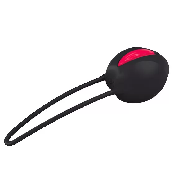 ЧЕРНЫЙ ВАГИНАЛЬНЫЙ ШАРИК SMARTBALLS UNO. Вид 1.