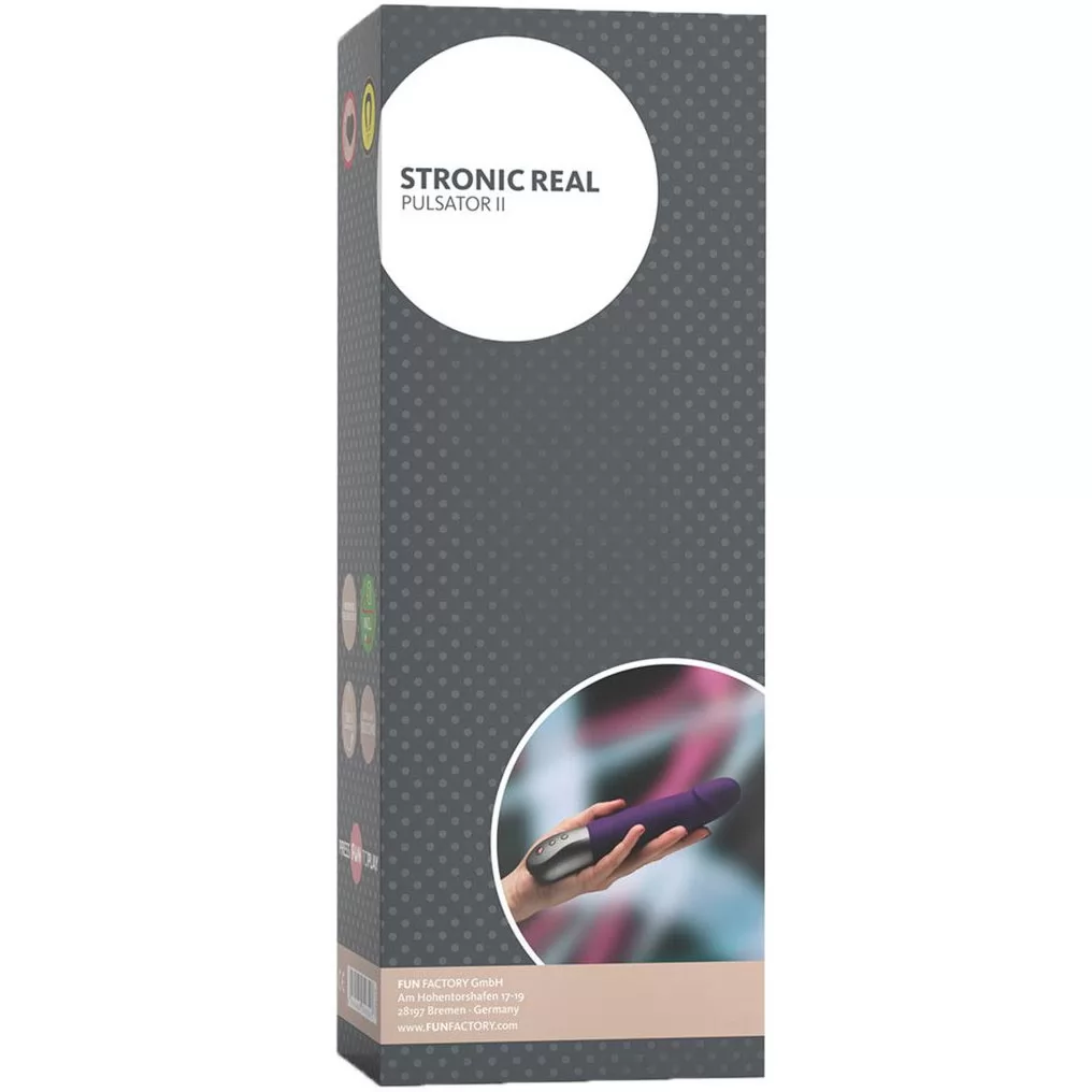 ПУЛЬСАТОР FUN  FACTORY STRONIC REAL (ФИОЛЕТОВЫЙ). Вид 5.