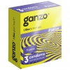 Тонкие презервативы для чувствительности Ganzo Sence (3 шт.). Вид 1.