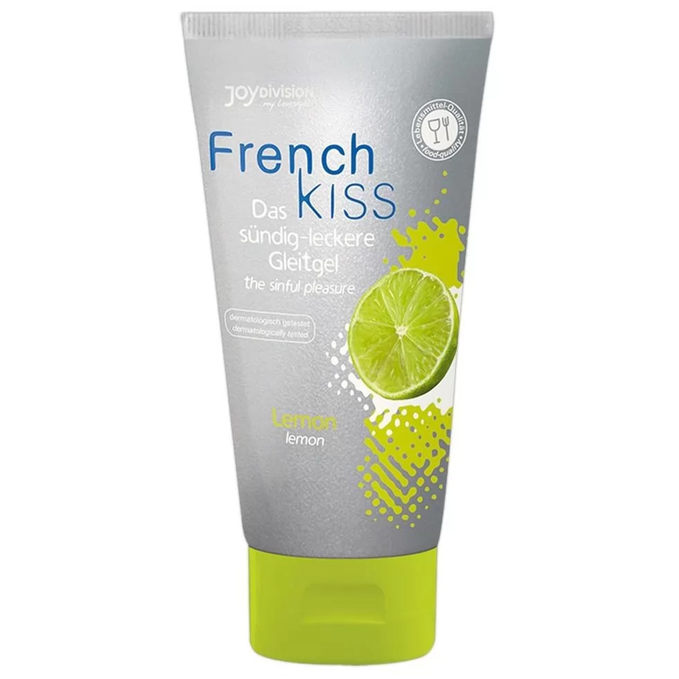 СЪЕДОБНАЯ СМАЗКА FRENCHKISS С АРОМАТОМ ЛИМОНА (75 МЛ). Вид 1.