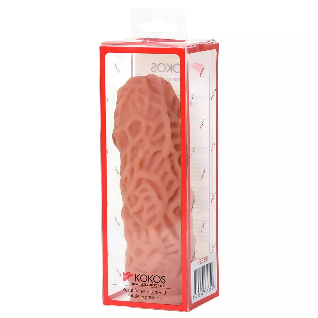 НАСАДКА НА ФАЛЛОС С РЕЛЬЕФНЫМИ СКЛАДОЧКАМИ EXTREME SLEEVE 012 S-SIZE 12,7 СМ. Вид 7.