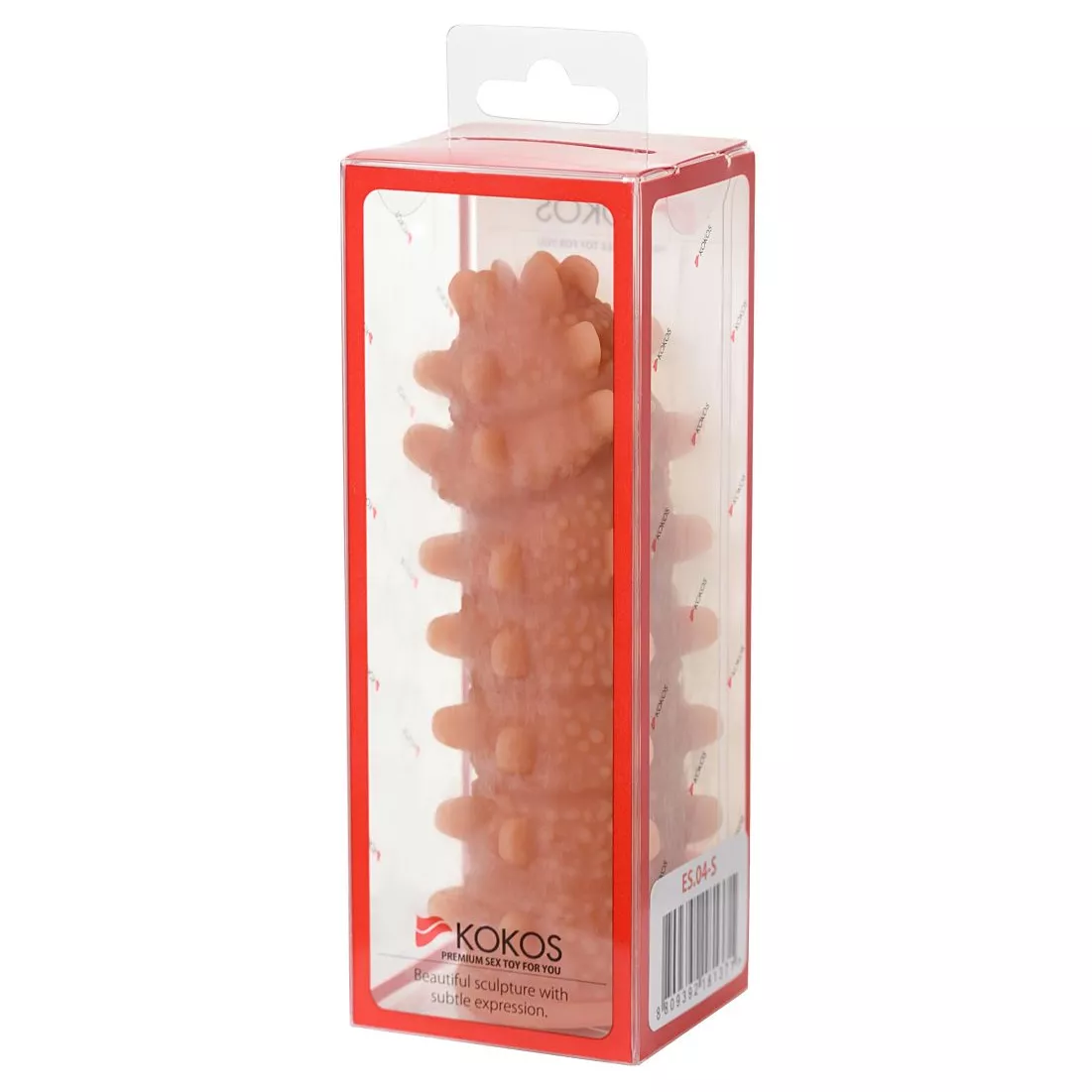 НАСАДКА НА ФАЛЛОС С ШИПАМИ И ПРОДОЛГОВАТЫМИ БУГОРКАМИ EXTREME SLEEVE 004 S-SIZE 12,7 СМ. Вид 6.