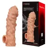 НАСАДКА НА ФАЛЛОС С КРУПНЫМИ БУГОРКАМИ COCK SLEEVE 003 SIZE L 17,6 СМ. Вид 1.
