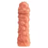 НАСАДКА НА ФАЛЛОС С КРУПНЫМИ БУГОРКАМИ COCK SLEEVE 003 SIZE L 17,6 СМ. Вид 4.