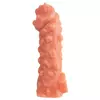НАСАДКА НА ФАЛЛОС С КРУПНЫМИ БУГОРКАМИ COCK SLEEVE 003 SIZE L 17,6 СМ. Вид 5.