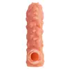 НАСАДКА НА ФАЛЛОС С КРУПНЫМИ БУГОРКАМИ COCK SLEEVE 003 SIZE L 17,6 СМ. Вид 6.