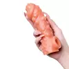НАСАДКА НА ФАЛЛОС С КРУПНЫМИ БУГОРКАМИ COCK SLEEVE 003 SIZE L 17,6 СМ. Вид 8.