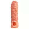 НАСАДКА НА ФАЛЛОС С КРУПНЫМИ БУГОРКАМИ COCK SLEEVE 003 SIZE M 15,6 СМ. Вид 5.