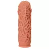 НАСАДКА НА ФАЛЛОС С РЕЛЬЕФНЫМИ СКЛАДОЧКАМИ EXTREME SLEEVE 012 M-SIZE 14,7 СМ. Вид 4.