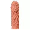 НАСАДКА НА ФАЛЛОС С РЕЛЬЕФНЫМИ СКЛАДОЧКАМИ EXTREME SLEEVE 012 S-SIZE 12,7 СМ. Вид 2.