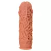 НАСАДКА НА ФАЛЛОС С РЕЛЬЕФНЫМИ СКЛАДОЧКАМИ EXTREME SLEEVE 012 S-SIZE 12,7 СМ. Вид 4.