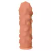 ТЕЛЕСНАЯ НАСАДКА НА ФАЛЛОС С КРУПНЫМИ БУГОРКАМИ EXTREME SLEEVE 011 S-SIZE 12,7 СМ. Вид 2.