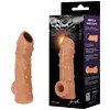 НАСАДКА С РЕЛЬЕФОМ И ОТКРЫТОЙ ГОЛОВКОЙ NUDE SLEEVE L 14 СМ. Вид 4.
