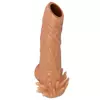 НАСАДКА С УСИКАМИ И ОТКРЫТОЙ ГОЛОВКОЙ NUDE SLEEVE S 10 СМ. Вид 1.