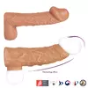 ОТКРЫТАЯ НАСАДКА-РЕАЛИСТИК С ПОДХВАТОМ МОШОНКИ NUDE SLEEVE M 12 СМ. Вид 4.