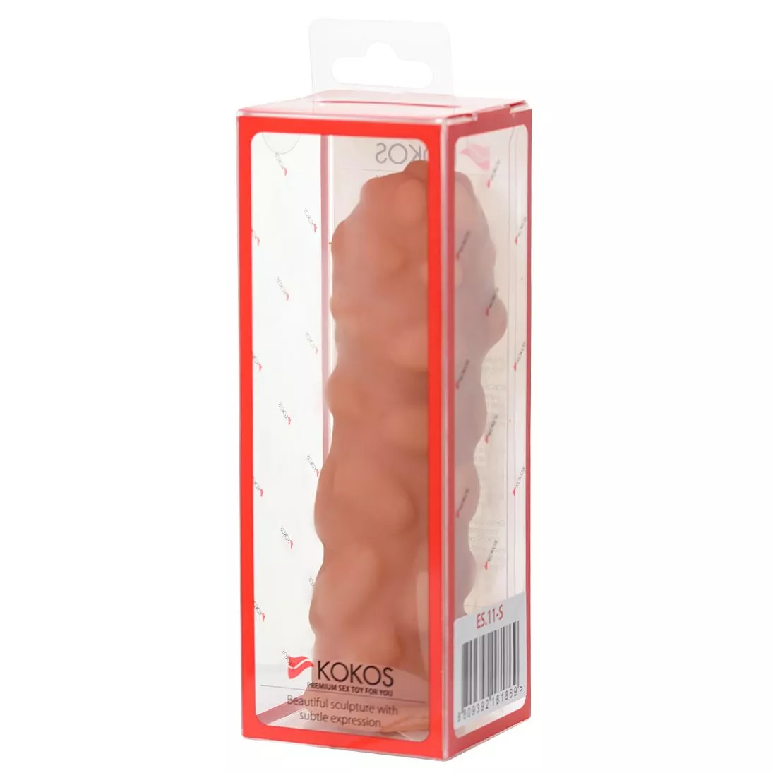 ТЕЛЕСНАЯ НАСАДКА НА ФАЛЛОС С КРУПНЫМИ БУГОРКАМИ EXTREME SLEEVE 011 S-SIZE 12,7 СМ. Вид 7.