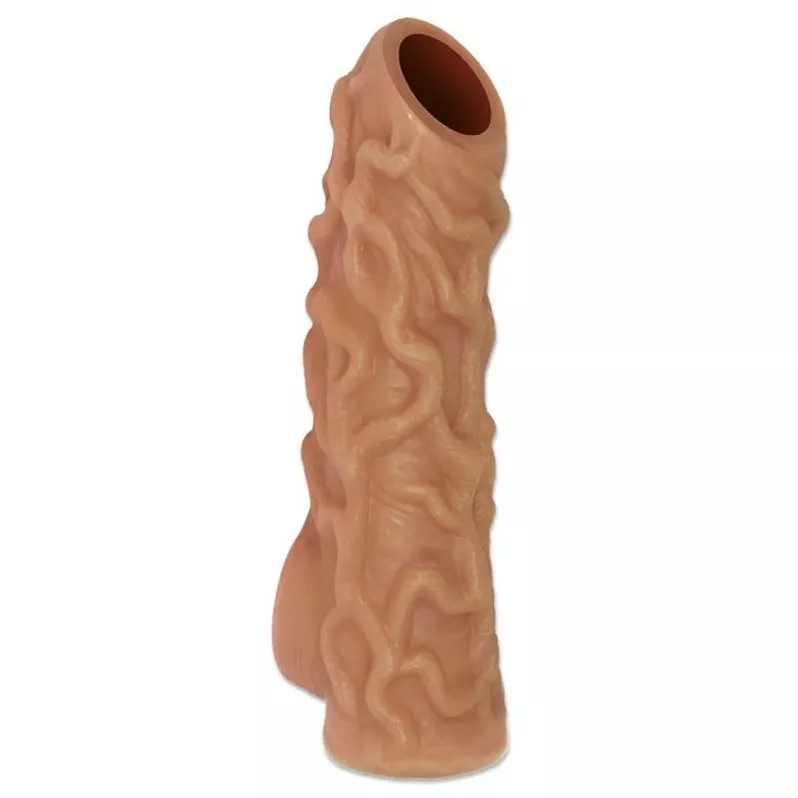 НАСАДКА С ВЕНКАМИ И ОТКРЫТОЙ ГОЛОВКОЙ NUDE SLEEVE L 14 СМ. Вид 1.