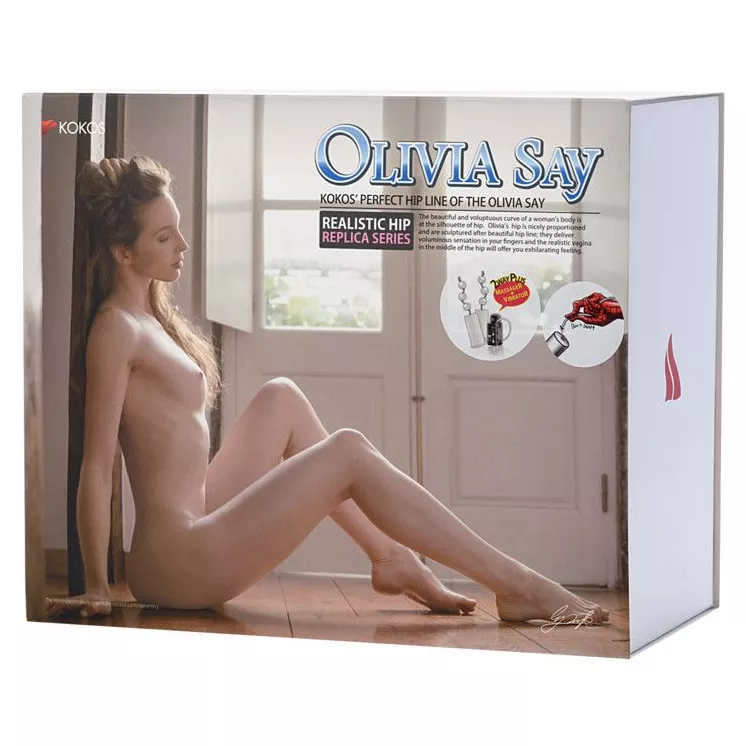 ВИБРИРУЮЩИЙ МАСТУРБАТОР-ПОЛУТОРС OLIVIA SAY: ВАГИНА И АНУС. Вид 9.
