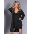 ЖЕНСТВЕННЫЙ НОЧНОЙ КОМПЛЕКТ LUISANNA (L-XL, ЧЕРНЫЙ). Вид 2.