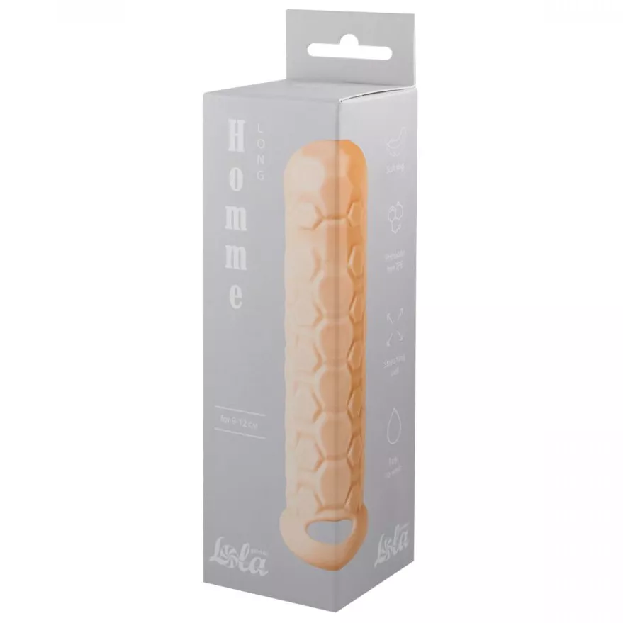 ТЕЛЕСНЫЙ ФАЛЛОУДЛИНИТЕЛЬ HOMME LONG 13,5 СМ (ПЛЮС 3 СМ). Вид 4.