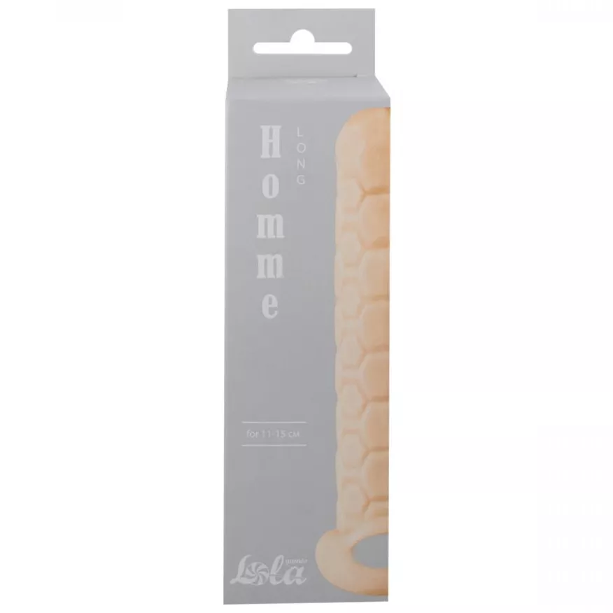 ТЕЛЕСНЫЙ ФАЛЛОУДЛИНИТЕЛЬ HOMME LONG 15,5 СМ (ПЛЮС 3 СМ). Вид 3.