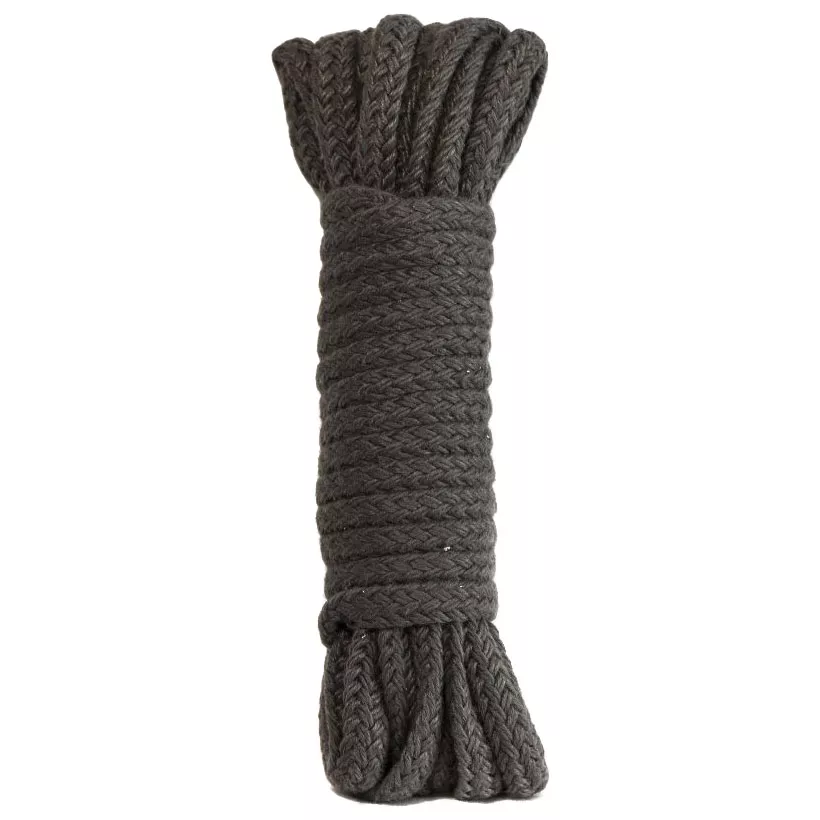 СЕРАЯ ВЕРЕВКА BONDAGE COLLECTION GREY (9 М). Вид 1.