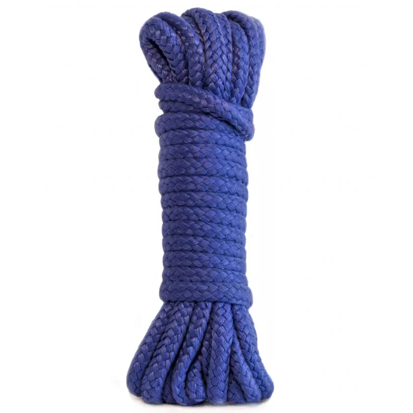 СИНЯЯ ВЕРЕВКА BONDAGE COLLECTION BLUE (3 М). Вид 1.