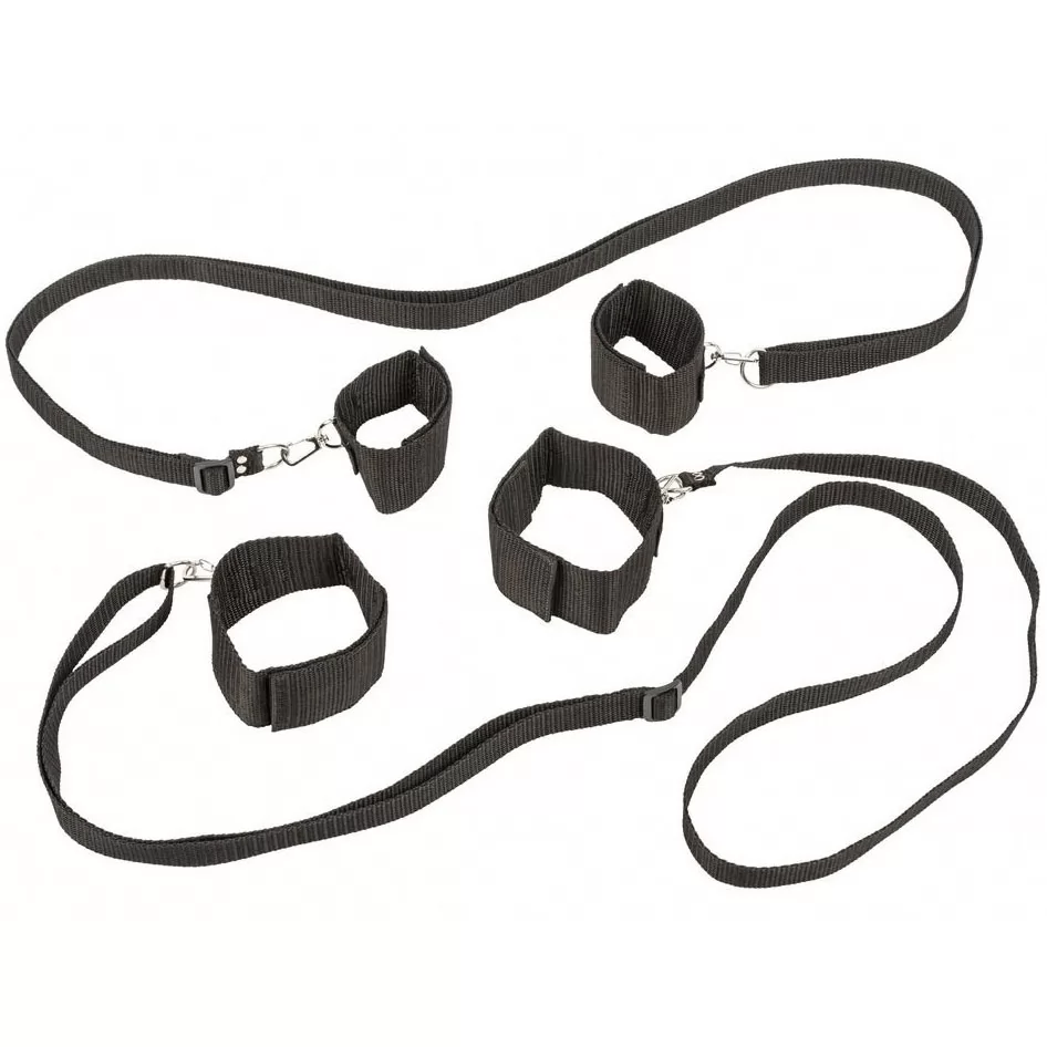 НАБОР ФИКСАЦИИ BONDAGE COLLECTION BED RESTRAINT SYSTEM ONE SIZE. Вид 2.