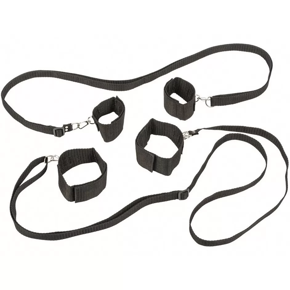 НАБОР ФИКСАЦИЙ НА КРОВАТИ BONDAGE COLLECTION BED. Вид 2.