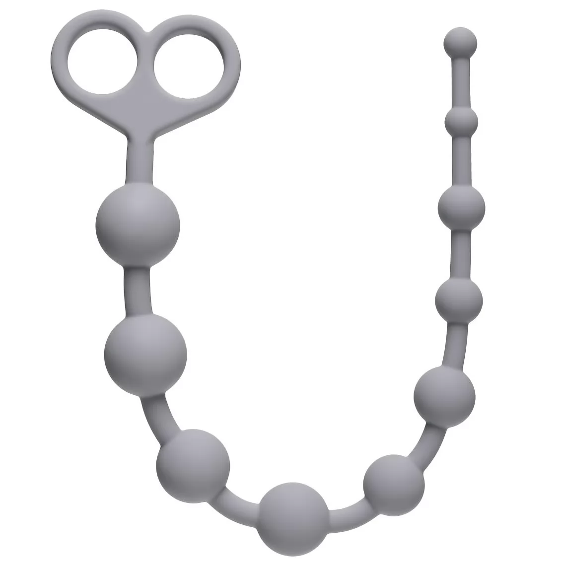 СЕРАЯ АНАЛЬНАЯ ЦЕПОЧКА ORGASM BEADS. Вид 1.