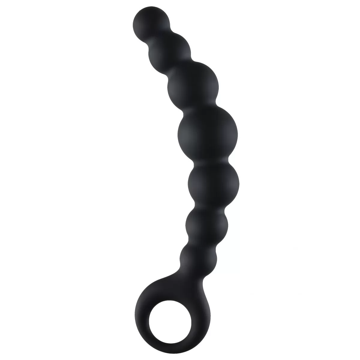 АНАЛЬНАЯ ЦЕПОЧКА ИЗ 7-МИ ШАРИКОВ FLEXIBLE WAND (ЧЕРНАЯ). Вид 2.