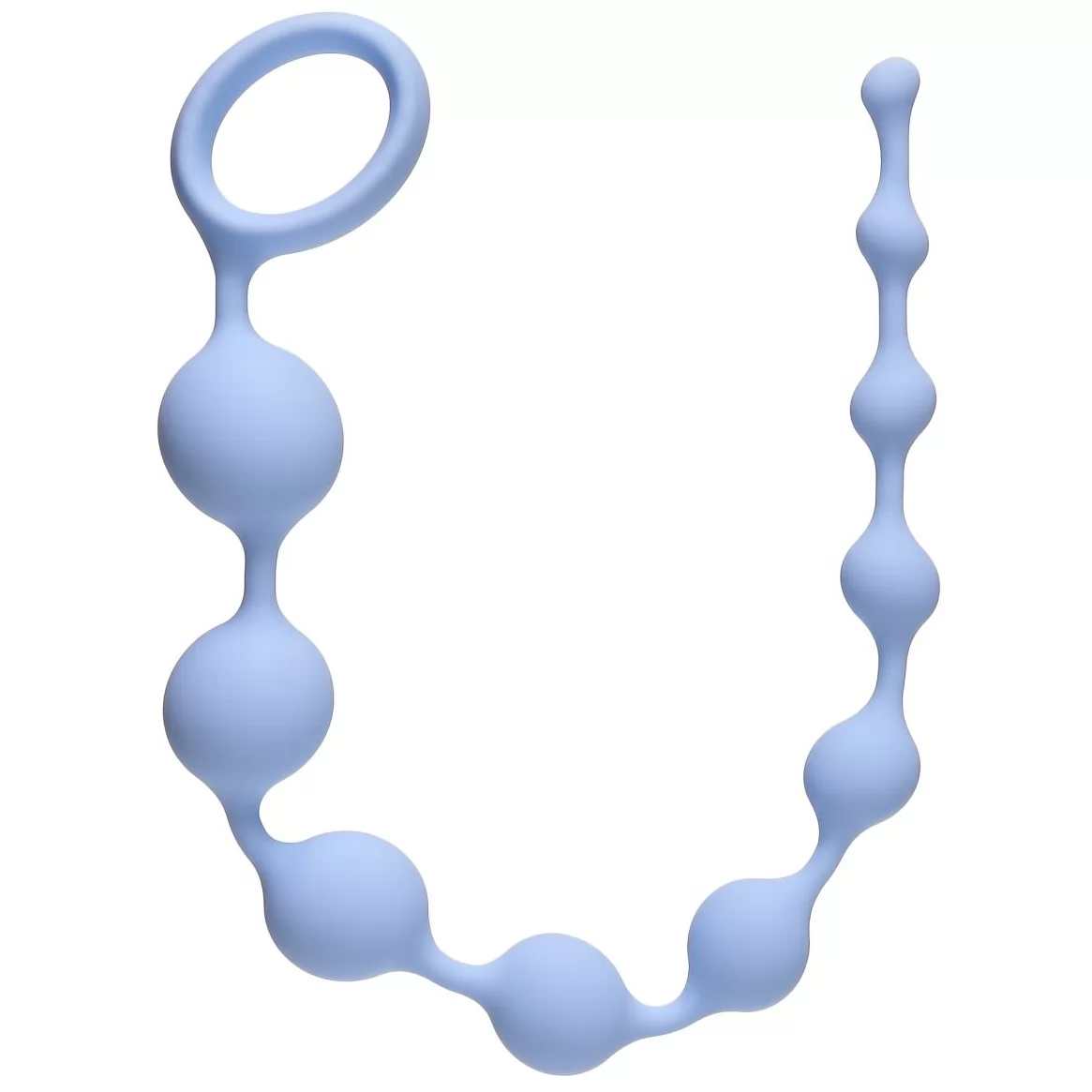 ГОЛУБАЯ АНАЛЬНАЯ ЦЕПОЧКА LONG PLEASURE CHAIN. Вид 1.