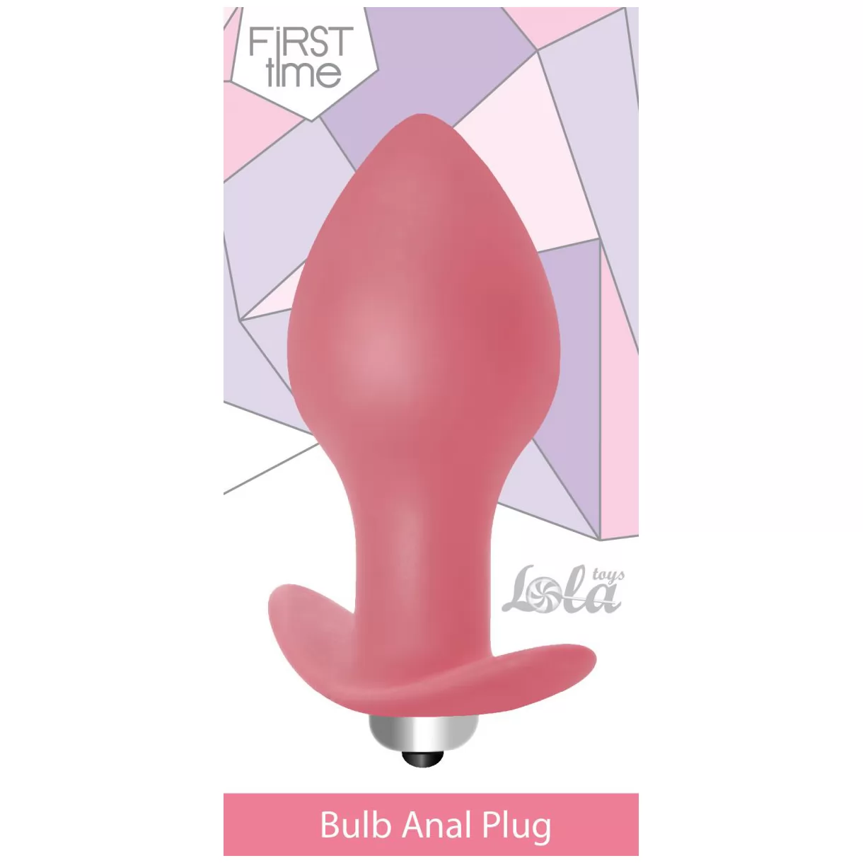 РОЗОВАЯ АНАЛЬНАЯ ПРОБКА С ВИБРАЦИЕЙ BULB ANAL PLUG. Вид 3.