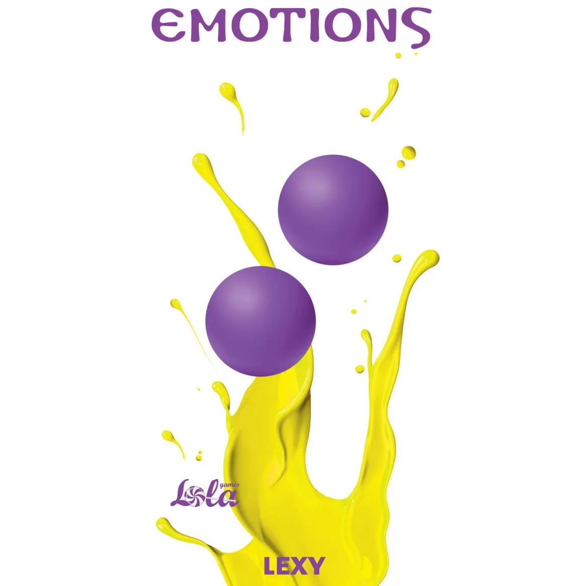 ВАГИНАЛЬНЫЕ ШАРИКИ БЕЗ СЦЕПКИ EMOTIONS LEXY LARGE. Вид 1.