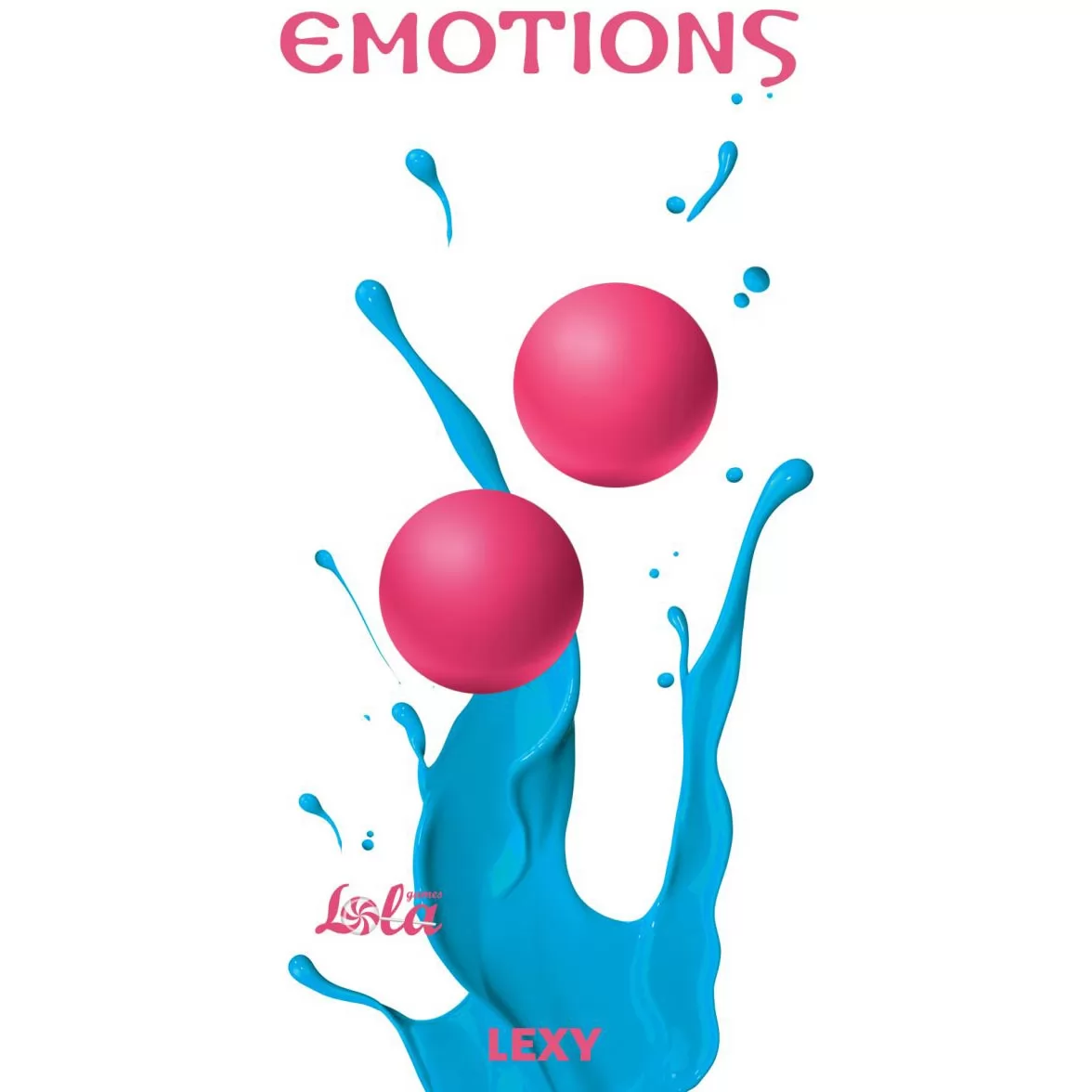 ВАГИНАЛЬНЫЕ ШАРИКИ БЕЗ СЦЕПКИ EMOTIONS LEXY LARGE (РОЗОВЫЕ). Вид 2.
