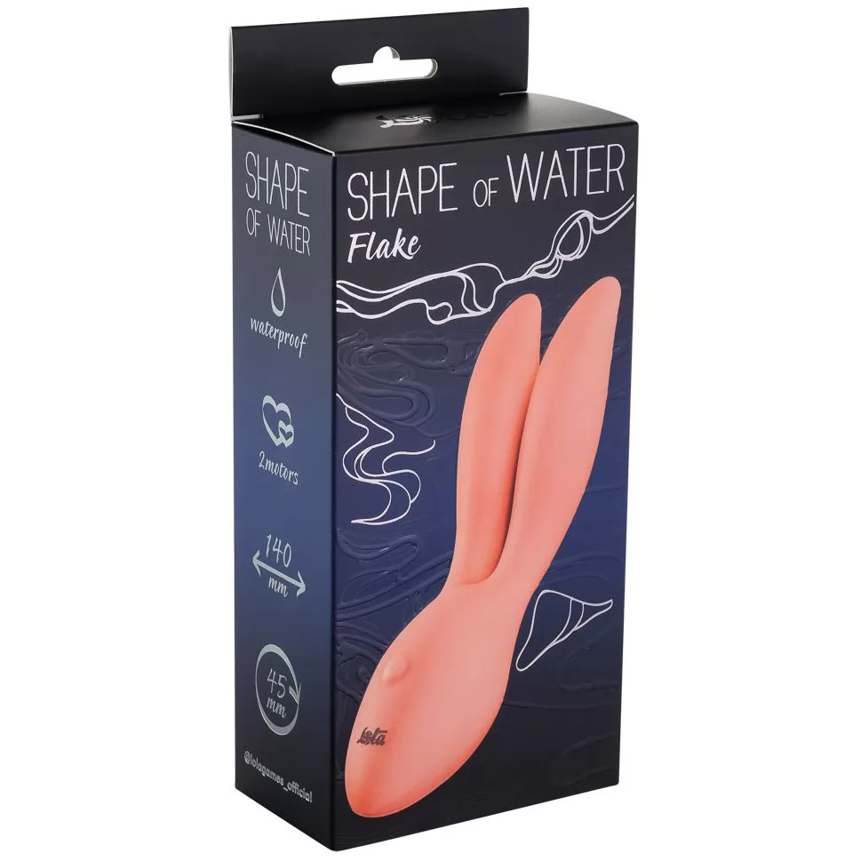 ВИБРАТОР С УШКАМИ SHAPE OF WATER FLAKE. Вид 4.