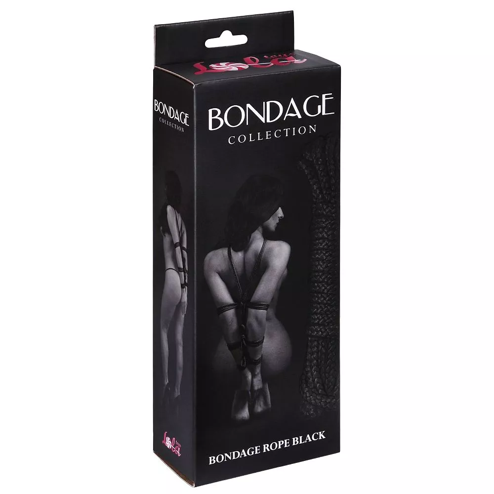 ЧЕРНАЯ ВЕРЕВКА BONDAGE COLLECTION BLACK (9 М). Вид 2.