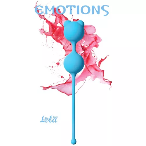 Вагинальные шарики Emotions Foxy (голубые) — в подарок!