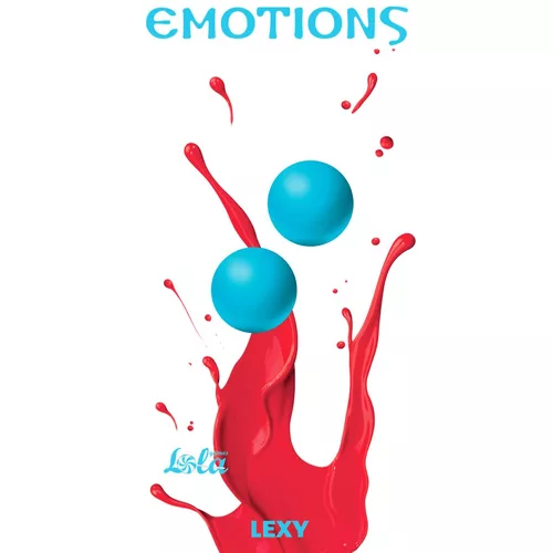 Небольшие голубые шарики Emotions Lexy Small — в подарок!