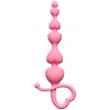 РОЗОВАЯ АНАЛЬНАЯ ЕЛОЧКА BEGGINERS BEADS. Вид 1.