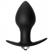 ЧЁРНАЯ АНАЛЬНАЯ ПРОБКА С ВИБРАЦИЕЙ BULB ANAL PLUG. Вид 1.
