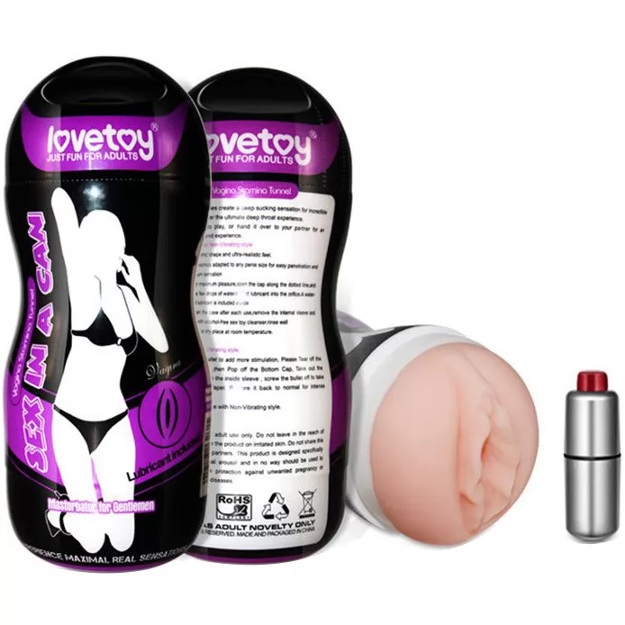 МАСТУРБАТОР SEX IN A CAN VIBRA VAGINA TUNNEL. Вид 1.