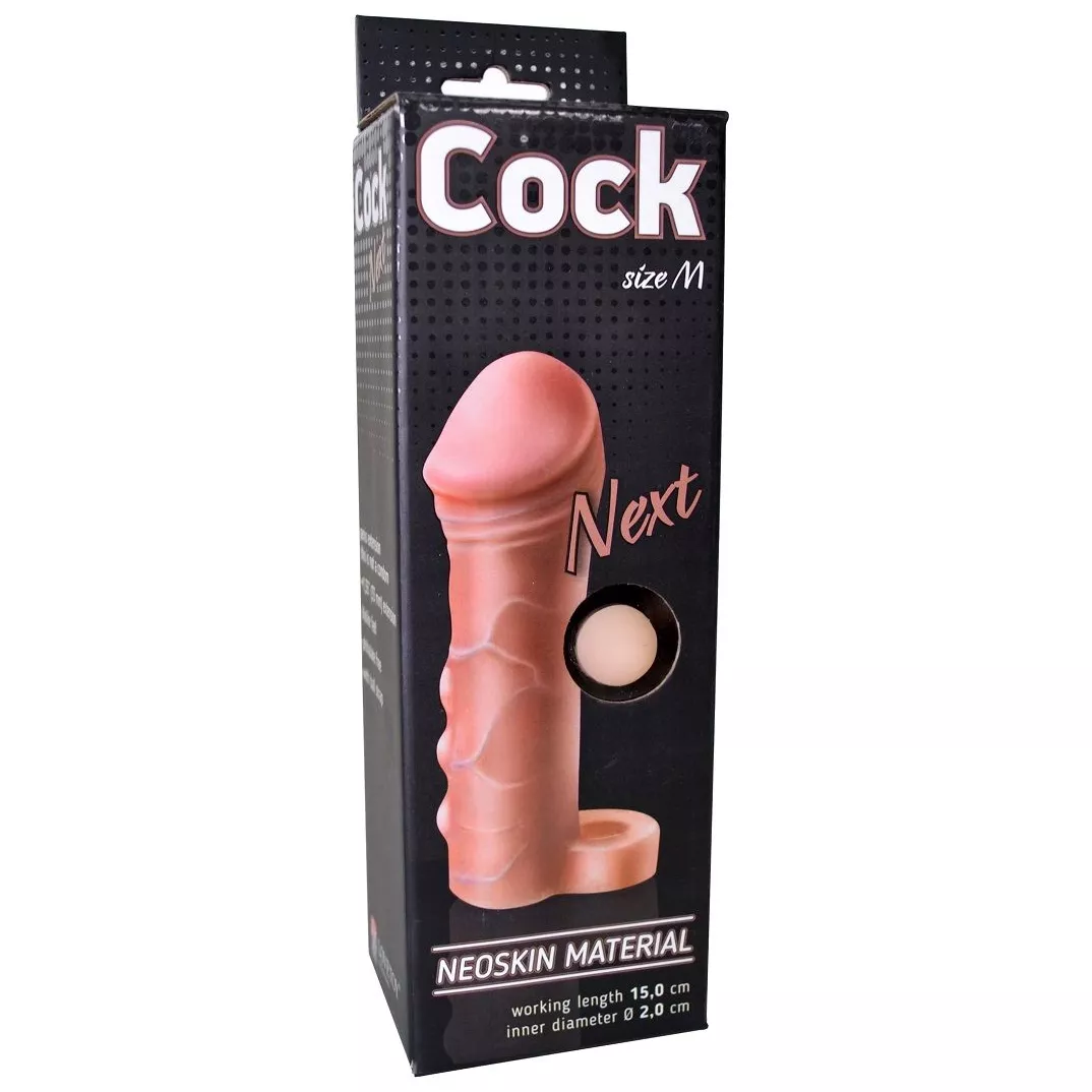 ФАЛЛОУДЛИНИТЕЛЬ С КОЛЬЦОМ COCK SIZE M 15 СМ (ПЛЮС 3 СМ). Вид 2.