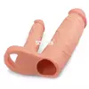 ТЕЛЕСНАЯ НАСАДКА ДЛЯ ДВОЙНОГО ПРОНИКНОВЕНИЯ ADD 2 PLEASURE X TENDER DOUBLE PENIS SLEEVE 20 СМ. Вид 2.