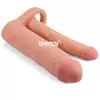 ТЕЛЕСНАЯ НАСАДКА ДЛЯ ДВОЙНОГО ПРОНИКНОВЕНИЯ ADD 2 PLEASURE X TENDER DOUBLE PENIS SLEEVE 20 СМ. Вид 4.