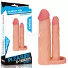 ТЕЛЕСНАЯ НАСАДКА ДЛЯ ДВОЙНОГО ПРОНИКНОВЕНИЯ ADD 2 PLEASURE X TENDER DOUBLE PENIS SLEEVE 20 СМ. Вид 5.