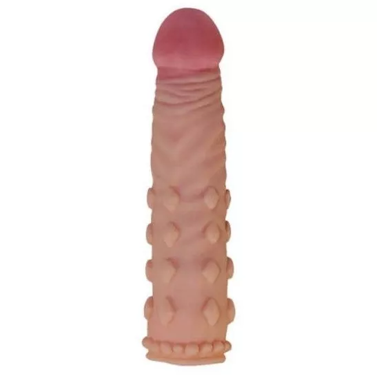 ТЕЛЕСНАЯ НАСАДКА-ФАЛЛОС SUPER-REALISTIC PENIS 18 СМ (ПЛЮС 30%). Вид 2.