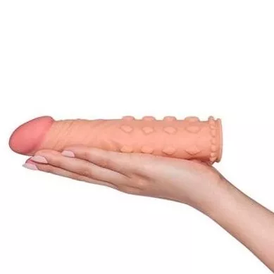 ТЕЛЕСНАЯ НАСАДКА-ФАЛЛОС SUPER-REALISTIC PENIS 18 СМ (ПЛЮС 30%). Вид 3.