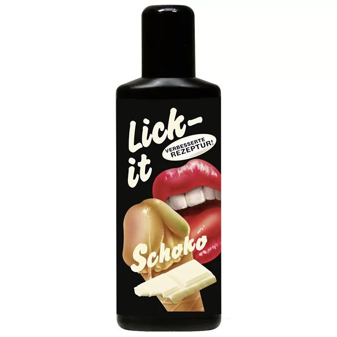 СЪЕДОБНАЯ СМАЗКА LICK IT СО ВКУСОМ БЕЛОГО ШОКОЛАДА (50 МЛ). Вид 1.